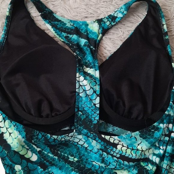 MAGICSUIT Aquarius Taylor Blue Tankini Swim Top - Picture 7 of 9